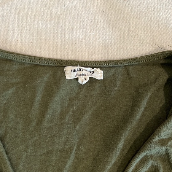 Size small olive dress by hearts & hips - Picture 2 of 4